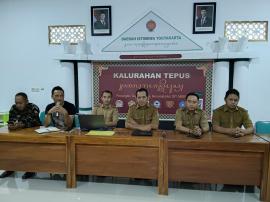 Rakor Rutin Pamong Kalurahan Tepus Awal November 2025