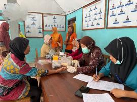 Kegiatan Posyandu Nyawiji Padukuhan Pudak