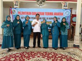 Ketua TP PKK Kalurahan Tepus Hadiri Pelantikan Pengurus PKK Kapanewon