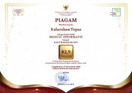 Mengalami Peningkatan dari Tahun Sebelumnya, PPID Kalurahan Tepus Masuk Katagori Menuju Informatif