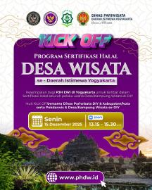 Ketua Desa Wisata Tepus Ikuti Kick Off Sertifikasi Produk Halal Desa Wisata DIY