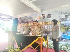 Lurah Tepus Hadiri Peresmian Rumah Dinas Polsek Tepus