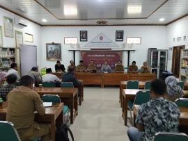 Rakor Rutin Pemkal Tepus: Bahas Sosialisasi Dana BKK 2026 dan Persiapan Penerjunan KKN LPP 