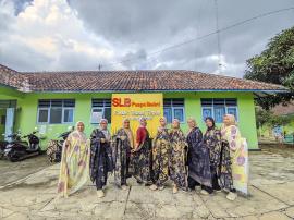 Guru SLB Puspa Melati Padukuhan Pudak Gelar Pelatihan Ecoprint Selama Dua Hari