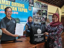 Posbindu Kit Diserahkan kepada Posbindu Padukuhan Singkil