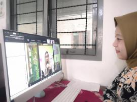 Perpustakaan Bintang Tepus Ikuti Pertemuan Peningkatan Layanan Informasi SIM Transformasi