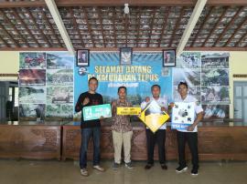 BPBD Gunungkidul Serahkan Bahan Edukasi Evakuasi dan Mitigasi Bencana di Lokasi Wisata