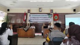 Lurah Tepus Hadiri Lokakarya Mini Lintas Sektor