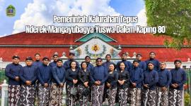 Pemerintah Kalurahan Tepus Ndherek Mangayubagya Yuswa Dalem Kaping 80 Sri Sultan Hamengku Buwono X