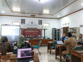 5 Perwakilan Pemkal Tepus Ikuti Pelatihan Sistem Informasi Geografis (SIG)