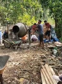 Warga Padukuhan Blekonang I Mulai Pengerjaan Jalan Permukiman, Bersumber dari Dana Desa