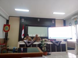 Kaur Danarta Kalurahan Tepus Hadiri Rakor Tindak Lanjut Hasil Monitoring