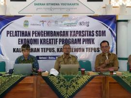 Pelatihan Pengembangan Kapasitas SDM Ekonomi Kreatif PIWK Kalurahan Tepus Resmi Dimulai