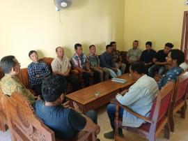 Pembinaan Petugas Pos Retribusi Wisata oleh Lurah Tepus