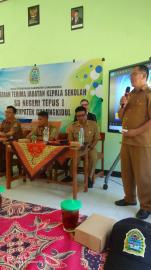 Lurah Tepus Hadiri Acara Serah Terima Jabatan Kepala SD Negeri Tepus I