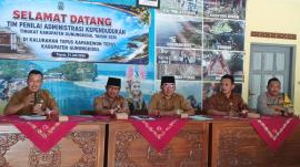 Penilaian Adminduk oleh Dukcapil Gunungkidul, Kalurahan Tepus Raih Apresiasi Positiif
