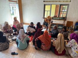 Hari Kedua Pelatihan Keterampilan Masyarakat Perempuan Menuju Desa PRIMA Berlangsung Antusias