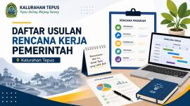 Daftar Usulan Rencana Kerja Pemerintah (DURKP) Kalurahan Tepus