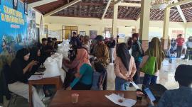 Penyaluran Cadangan Pangan Pemerintah di Kalurahan Tepus Tersalurkan kepada 2.114 KPM