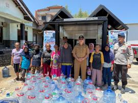 Hari Terakhir Water Treatment Polda DIY di Protelon Tepus, Lurah Sampaikan Terima Kasih