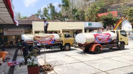 Kamituwa Kalurahan Tepus Hadiri Serah Terima Bantuan Air Bersih di Kapanewon Tepus